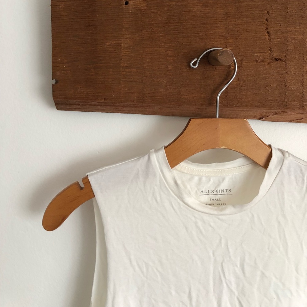 All Saints Crop Muscle Tank